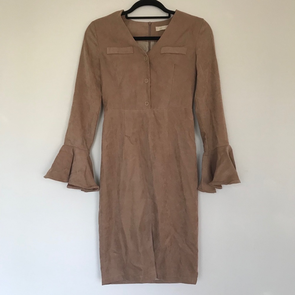 Marked Queen Faux Suede Dress